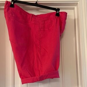 SHEIN Women's Pink Jean Shorts